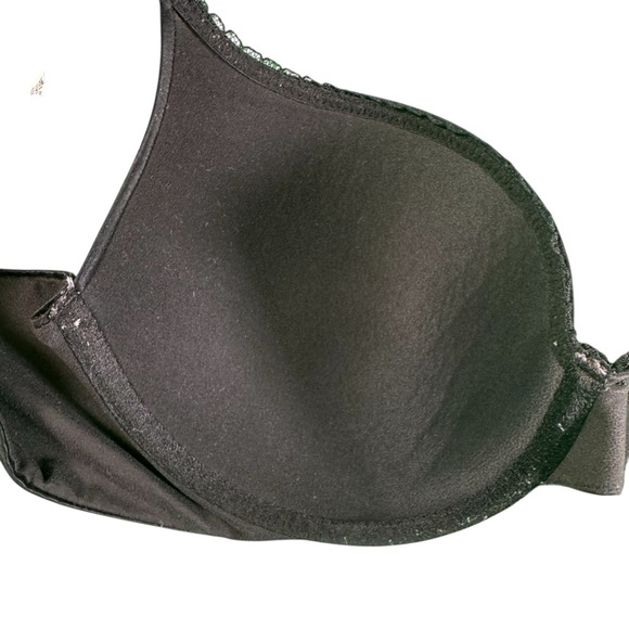 Victoria’s Secret 32DD Body by Victoria Perfect Shape Bra Black Padded Underwire - Picture 7 of 11